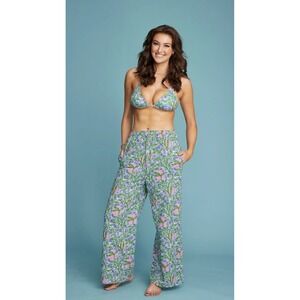 Liberty & Justice The Ainatou Pant Wide Leg Cotton Pants Small NWT